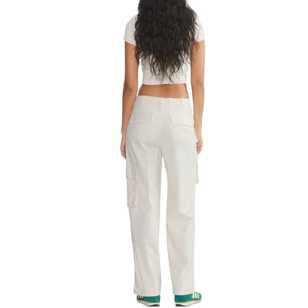 TNA Picture Cargo Pant high waist cotton blend stretch Sz 6 excellent condition - Picture 3 of 12